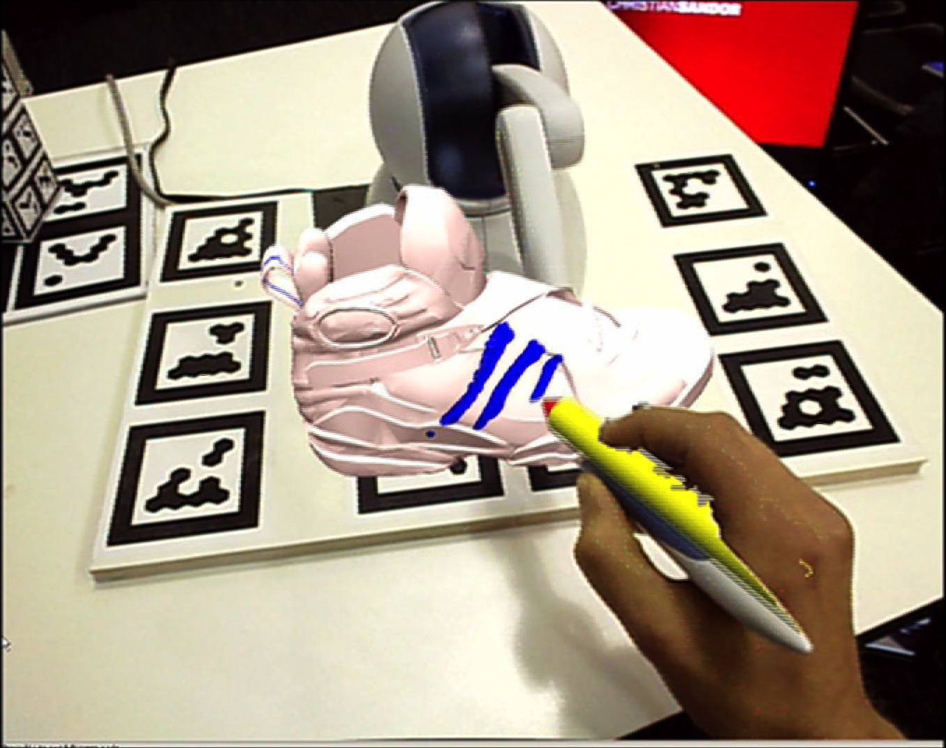 HARP: A Framework for Visuo-Haptic Augmented Reality